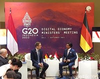 Menkominfo bertemu delegasi negara sahabat