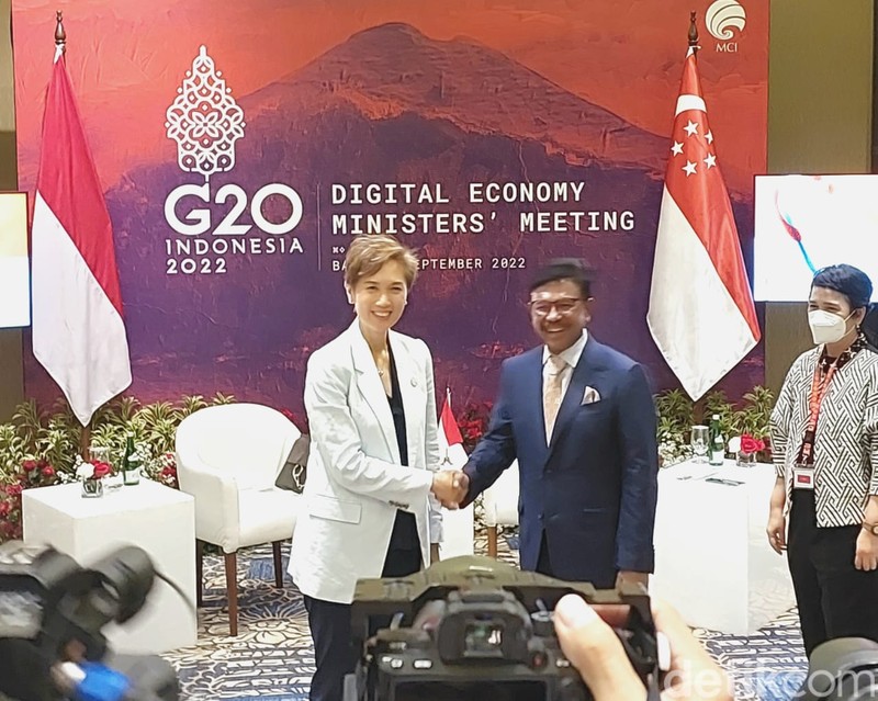 Menkominfo bertemu delegasi negara sahabat