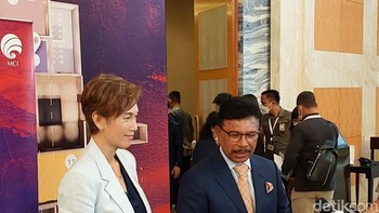 Kami berharap besok rapat bisa berjalan lancar, sehingga menyelesaikan DEMM dan bahan-bahannya menjadi acuan bagi KTT G20 di pertengahan November nanti, cetus Menkominfo. Foto: Fino/detikinet