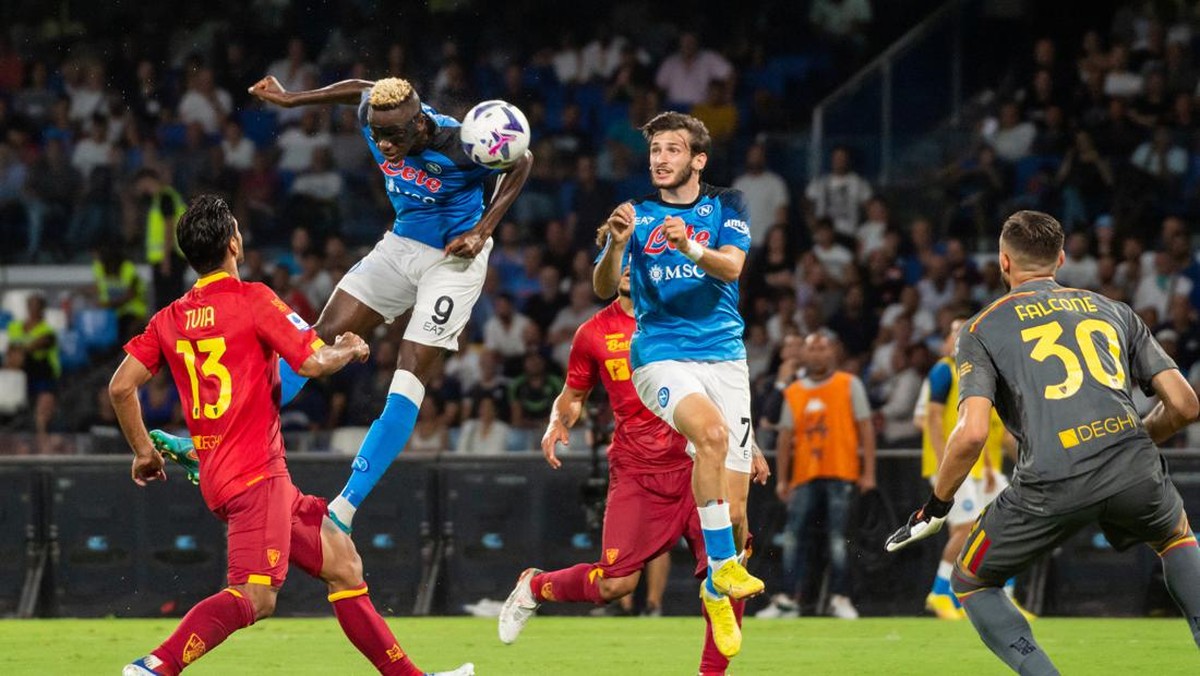 Napoli vs Lecce selesai 1-1. (Foto: Getty Images/Ivan Romano)