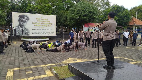 Para polwan di Polres Jembrana 