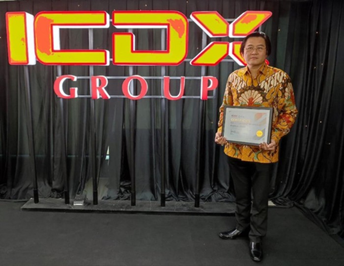 PT Agrodana Futures meraih penghargaan Best GOFX Broker of the Year 2022, diterima langsung oleh Direktur Utama, Laurentius Gunawan.
