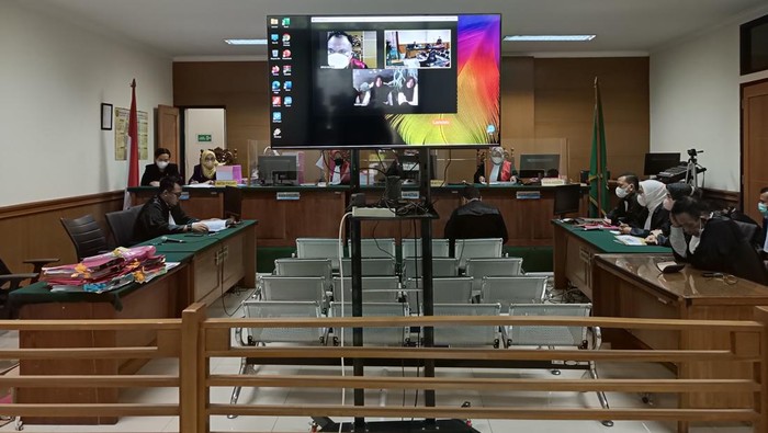 Sidang kasus korupsi Samsat di PN Tipikor Serang (Bahtiar-detikcom)