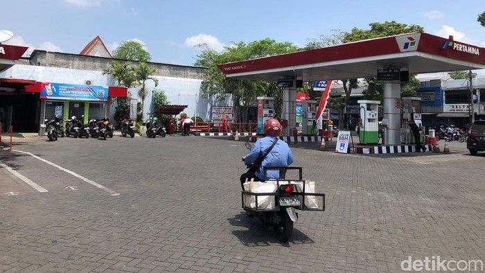SPBU di Malang kehabisa stok BBM karena panic buying