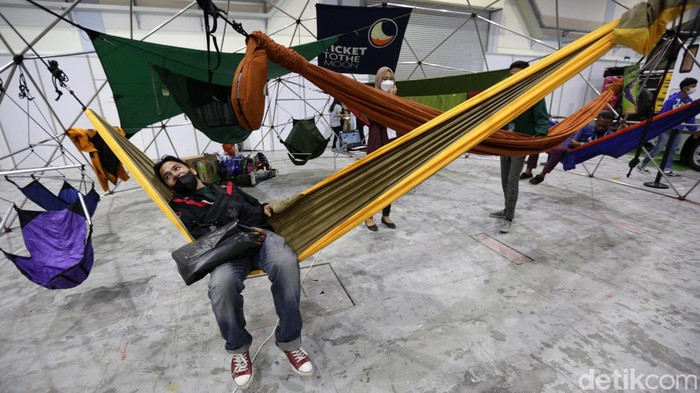 Pameran Indonesia Outdoor Festival (Indofest) 2022 di Jakarta Convention Center (JCC), Senayan, Jakarta, Kamis (1/9/2022). Yuk lihat.