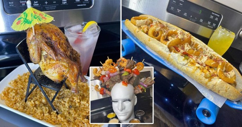 10 Kreasi Kuliner Nyeleneh, Ada Ayam 'Berjemur' Hingga Hot Dog 'Skateboard' 10 Kreasi Kuliner Nyeleneh, Ada Ayam 'Berjemur' Hingga Hot Dog 'Skateboard'