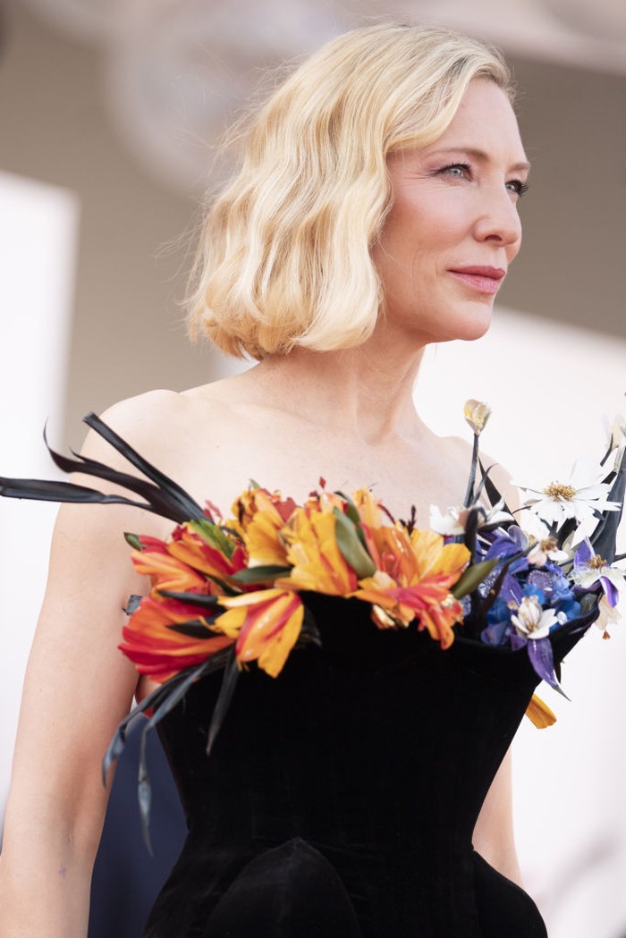 VENICE, ITALY - SEPTEMBER 01 : Cate Blanchett attends the red carpet of the movie