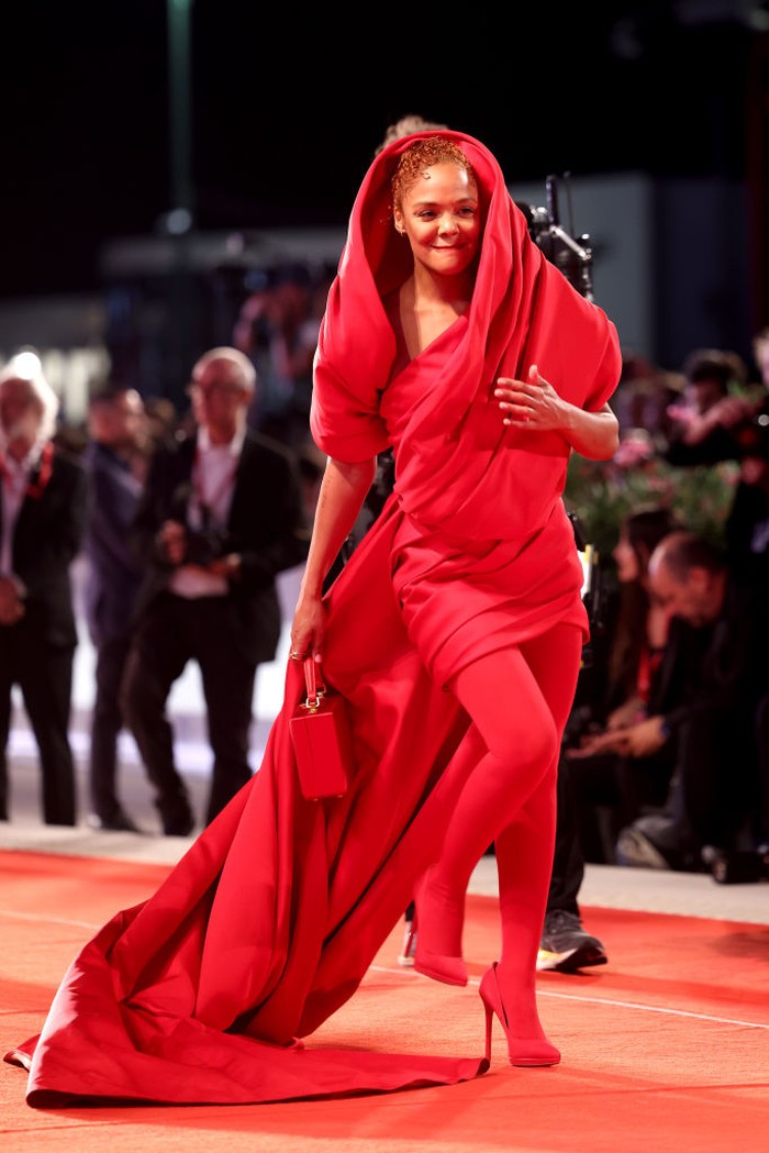 VENICE, ITALY - SEPTEMBER 01: Tessa Thompson attends the 