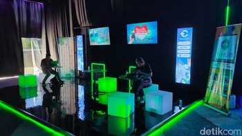 Kegiatannya konferensi yang diisi oleh narasumber berkualitas, mulai dari CEO hingga founder startup. Foto: (Panji Saputro/detikINET).