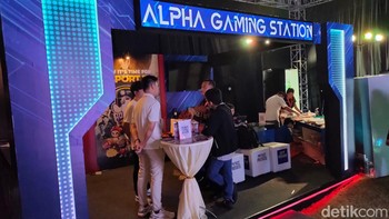 Kendati begitu, tidak hanya itu saja. Hal ini mengingat, ada beberapa booth dari startup yang menyuguhkan beragam konten menarik. Foto: (Panji Saputro/detikINET).