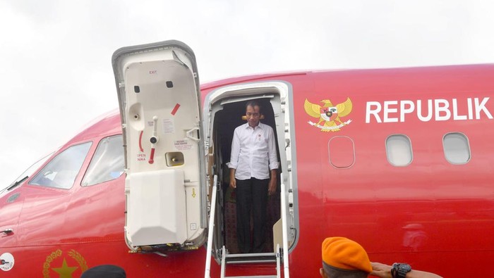 Jokowi Bertolak ke Lampung