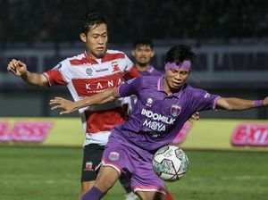 Hasil Liga 1: Madura United Taklukkan Persita