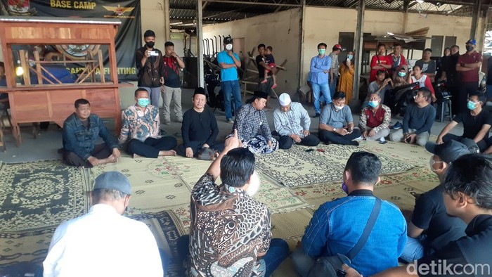 Audiensi antara pengelola pasar di MAJT dengan Pemkot Semarang, Jumat (2/8/2022).