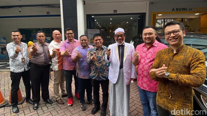 Pembukaan Gerai Kopnuspos di Medan (Arfah/detikSumut)