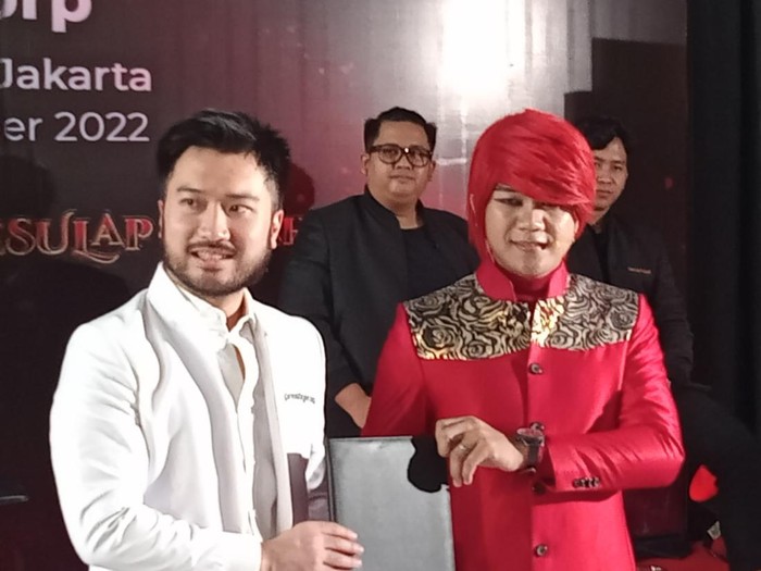 Pesulap Merah bersama Rudi Salim.