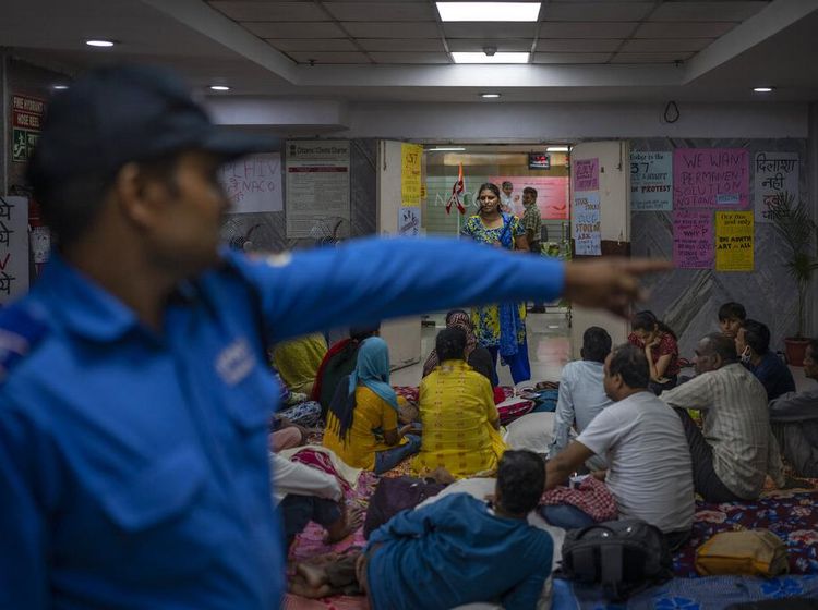 42 Hari Pasien HIV di India Beraksi, Enggan Bubar Sampai Dapat Obat