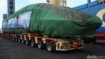 Momen Rangkaian Kereta Cepat Tiba di Tanjung Priok, Ini Buktinya
