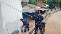 Dalam Karbak Wiltas itu, TNI AL melakukan renovasi Posyandu, rumah pintar, tempat wudhu, dan kamar mandi masjid di Desa Pemekaran Awang.