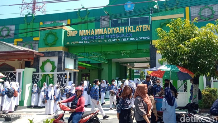 SMP Muhammadiyah 1 Klaten, Jumat (2/9/2022).