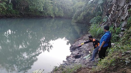 Lokasi Sungai Samblong, Kelurahan Sangkaragung, Kecamatan Jembrana Bali, TKP siswi SD ditemukan tewas, Jumat (2/9/2022).