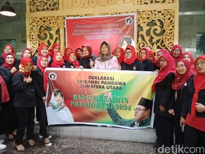 Srikandi Pandawa Sumut Deklarasi Dukung Muhaimin Nyapres