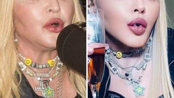Madonna asli vs di Instagram. Foto: Reddit