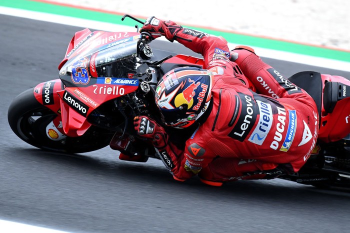 Miller Jack Aus Ducati Lenovo Team Ducati during the MotoGP World Championship Gran Premio di San Marino e della Riviera di Rimini Qualifying Moto GP on September 03, 2022 at the Misano World Circuit Marco Simoncelli ITALY in Misano Adriatico, Italy (Photo by Giorgio Panacci/LiveMedia/NurPhoto via Getty Images)