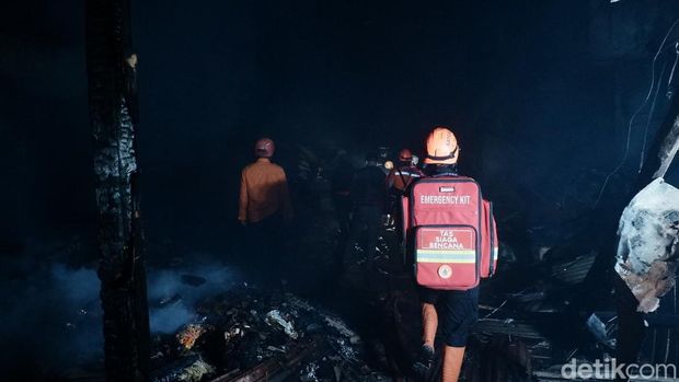 Kondisi Pasar Lettu Bakri, Kota Sukabumi pasca terbakar