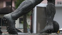 Patung ini jadi salah satu monumen ikonik di Kota Bandung. Foto: Wisma Putra/detikJabar