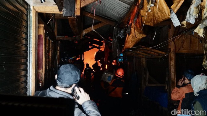 Pasar Lettu Bakri Sukabumi Kebakaran
