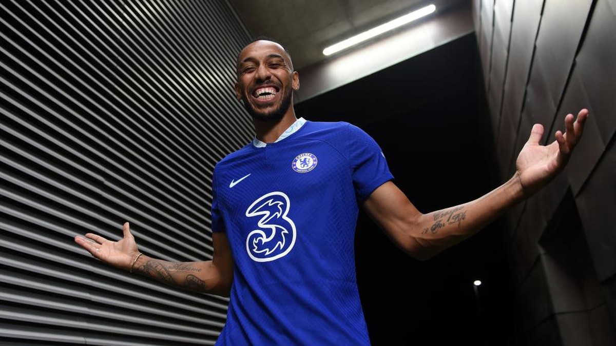 Pierre-Emerick Aubameyang gabung Chelsea (Foto: Chelsea FC via Getty Images/Harriet Lander - Chelsea FC)
