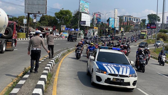 Pengamanan suporter PSIS Semarang.