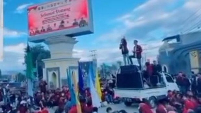 Video orasi mahasiswa Gorontalo yang viral