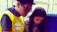 Bheben T-Five kerap mengunggah kebersamaannya dengan Nada Tarina Putri. Foto: dok. Instagram Bheben T-Five