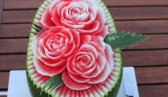 Cantik! 10 Makanan Ini Diubah Bentuknya Jadi Bunga Mawar Cantik! 10 Makanan Ini Diubah Bentuknya Jadi Bunga Mawar.