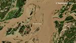 Foto Satelit Banjir di Pakistan Membentuk Danau Raksasa