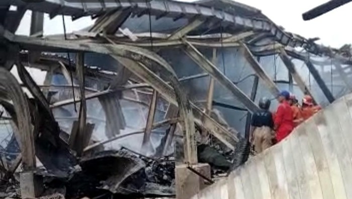 kebakaran pasar dungus madiun