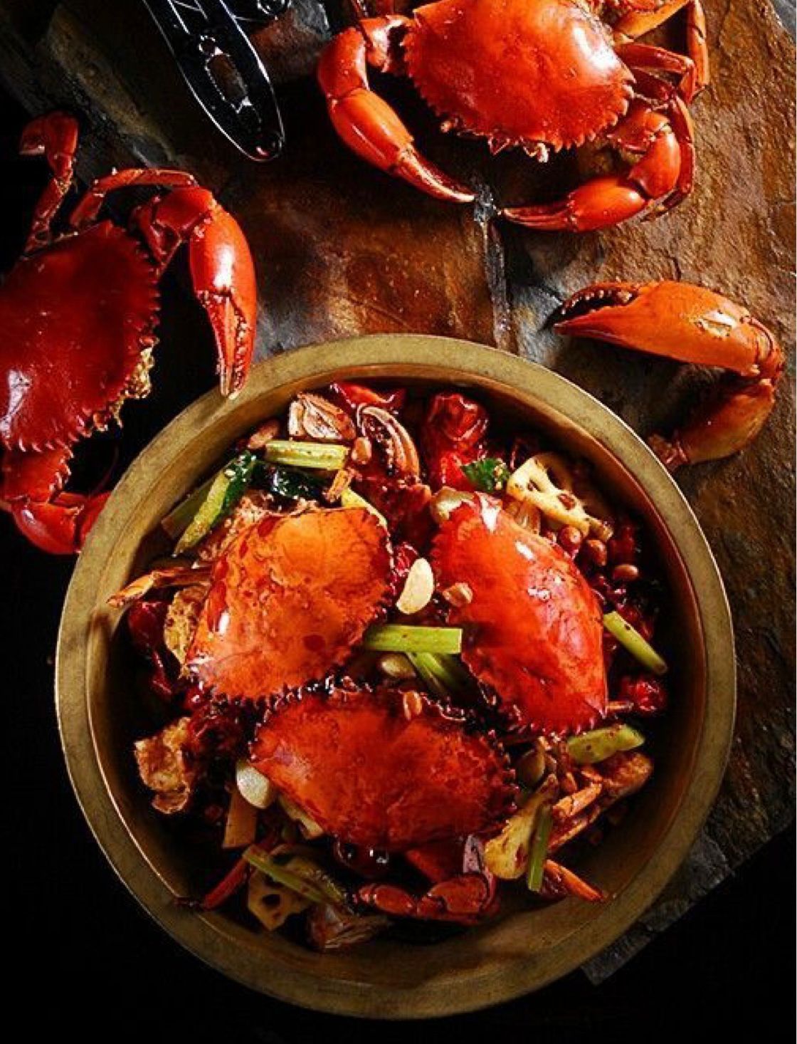 Kepiting Papua di Little Singapore, Umalas, Kerobokan, Badung, Bali.
