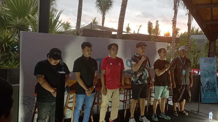Konferensi pers Desa Tibubeneng di ATLAS Beach Fest belum lama ini.