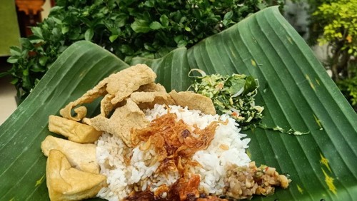 Seporsi Nasi Tahu Ni Sarti Khas Gianyar