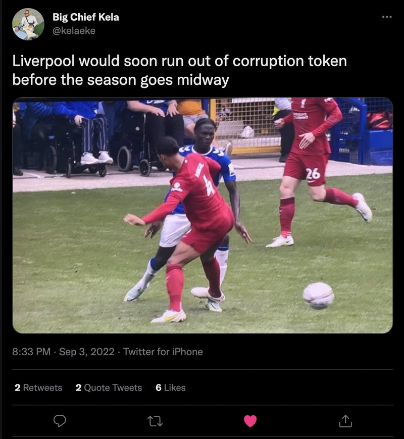 Netizen Everton vs Liverpool