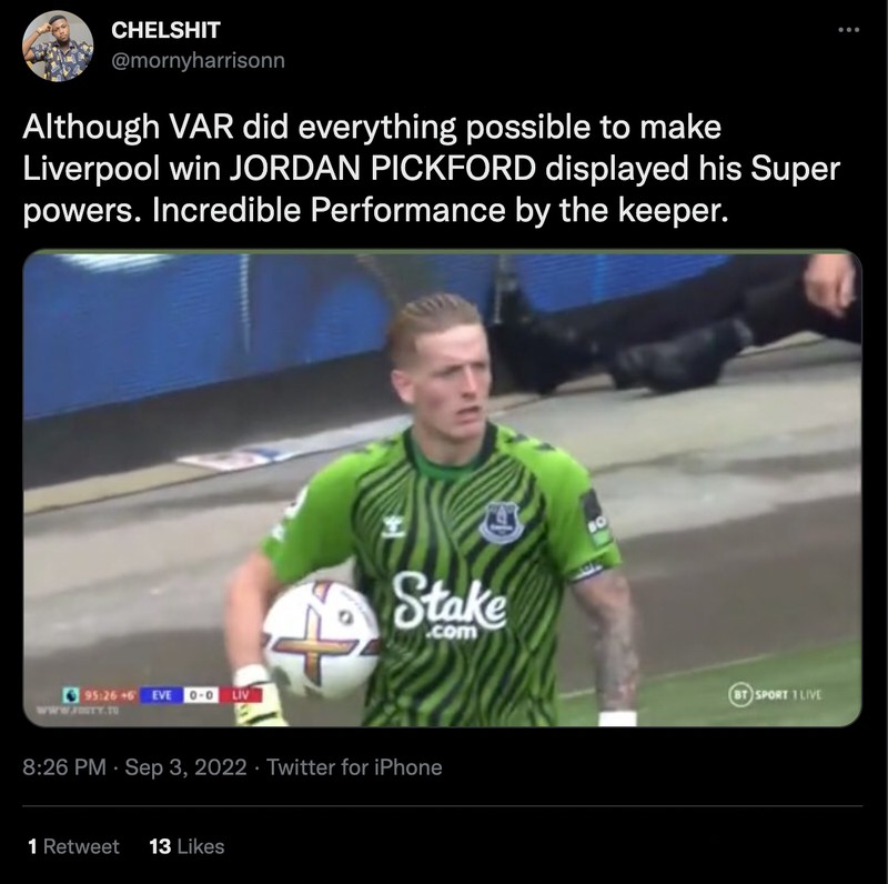 Netizen Everton vs Liverpool