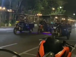Pedagang Tahu Bulat yang Viral Kebut-kebutan di Surabaya Diamankan Polisi