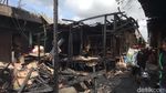 Potret Puing Sisa Kebakaran Pasar Lettu Bakri Sukabumi