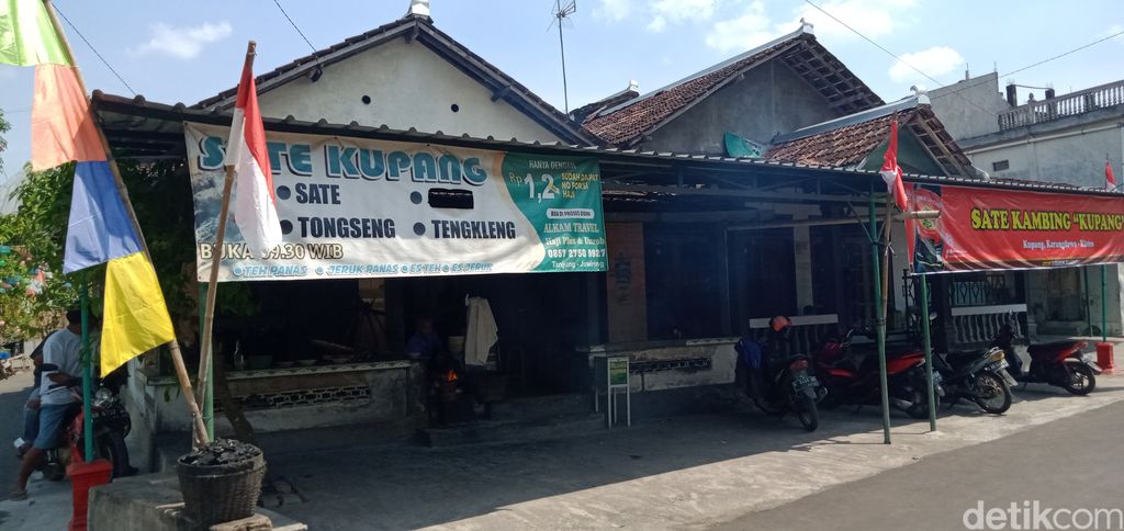 Sate Kupang di Desa Kupang, Kecamatan Karangdowo, Klaten, Sabtu (3/9/2022) siang.