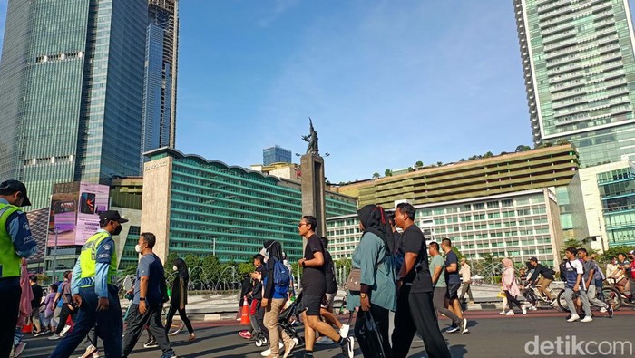 Suasana CFD Bundaran HI