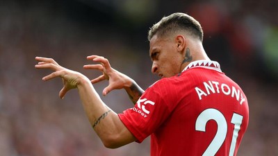 Debut Antony: Datang, Cetak Gol di Kandang, Bawa MU Menang