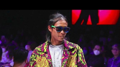 7 Aksi Keren Bonge Ikutan Jakarta Fashion and Food Festival