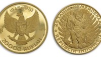 URK Seri 25 Tahun Kemerdekaan RI TE 1970 Pecahan Rp20.000. Tanggal pencabutan 30 Agustus 2021.Foto: Dok. Bank Indonesia