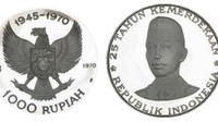 URK Seri 25 Tahun Kemerdekaan RI TE 1970 Pecahan Rp 1.000. Tanggal pencabutan 30 Agustus 2021.Foto: Dok. Bank Indonesia